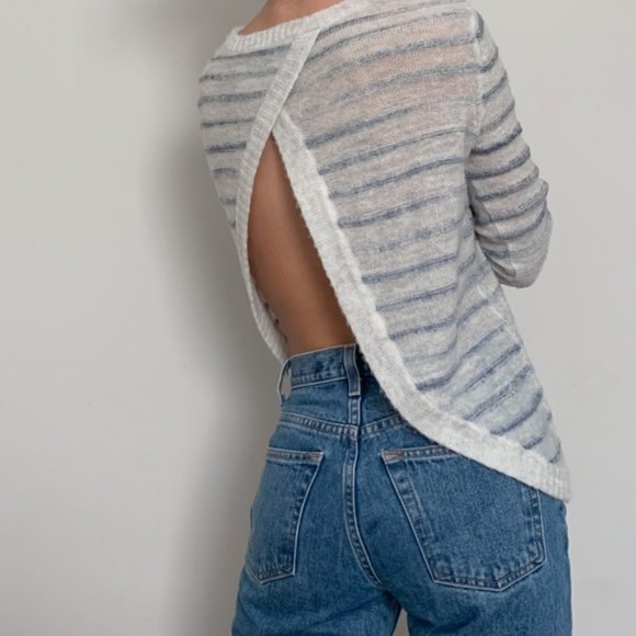 Pam & Gela Cross Back Sweater - Picture 5 of 16